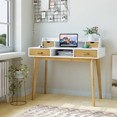 Wayfair axess computer on sale desk with hutch